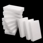 Esponja mágica de melamina blanca 100x60x20 mm — limpiador multiusos. Boom Productz