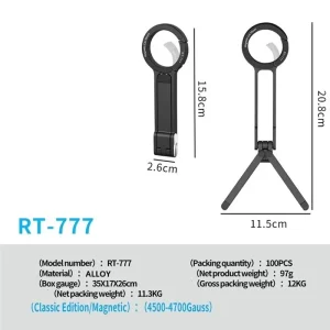 Soporte magnético compacto ideal para selfies y videollamadas - Boom Productz